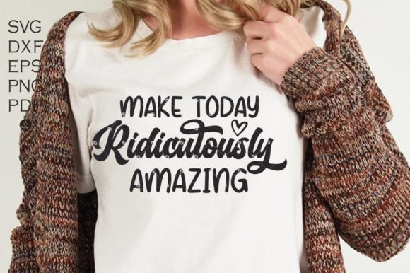Make Today Amazing: A Vibrant Embroidery Design