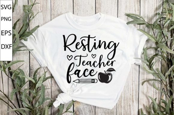 Resting Teacher Face SVG Design Review